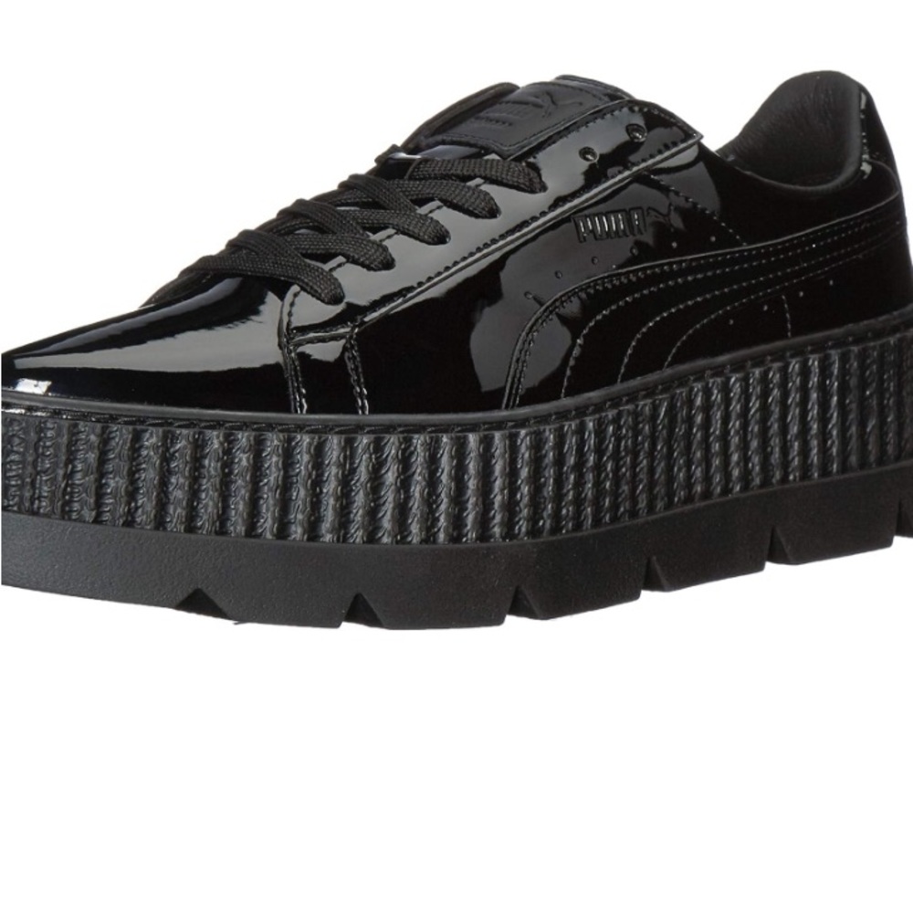 Puma Fenty, Platform patent-leather creepers.